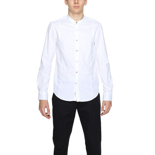 Gianni Lupo White Cotton Dress Shirt Gianni Lupo