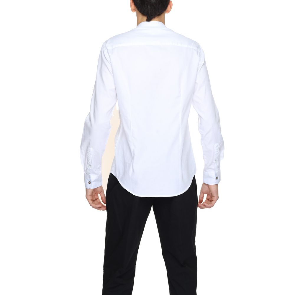 Gianni Lupo White Cotton Dress Shirt Gianni Lupo