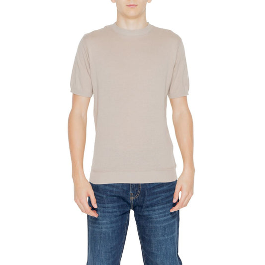 Hamaki-Ho Beige Cotton Sweater Hamaki-Ho