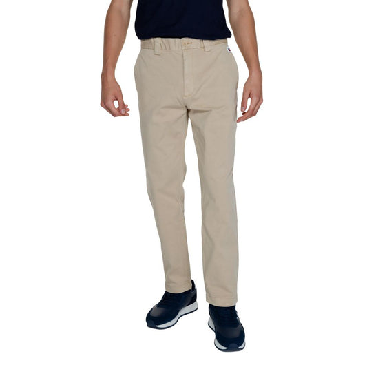 Tommy Hilfiger Jeans Gold Recycled Cotton Pant Tommy Hilfiger Jeans