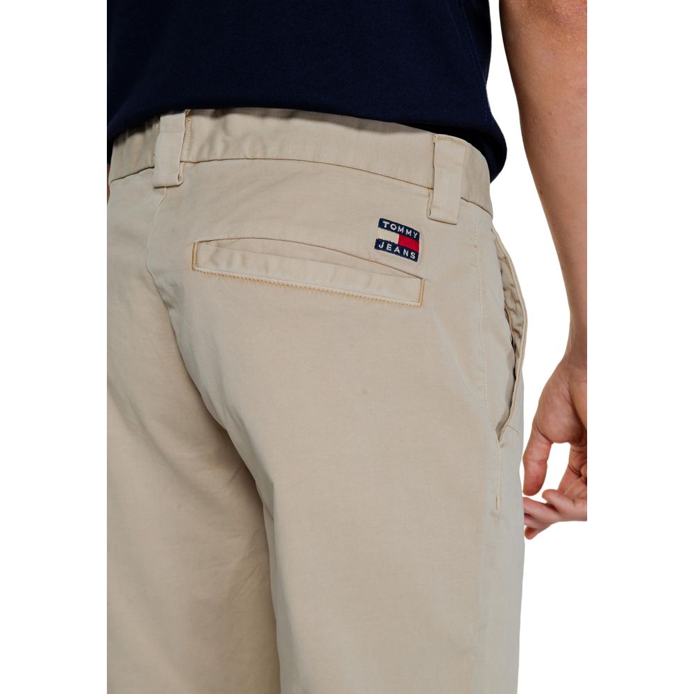Tommy Hilfiger Jeans Gold Recycled Cotton Pant Tommy Hilfiger Jeans