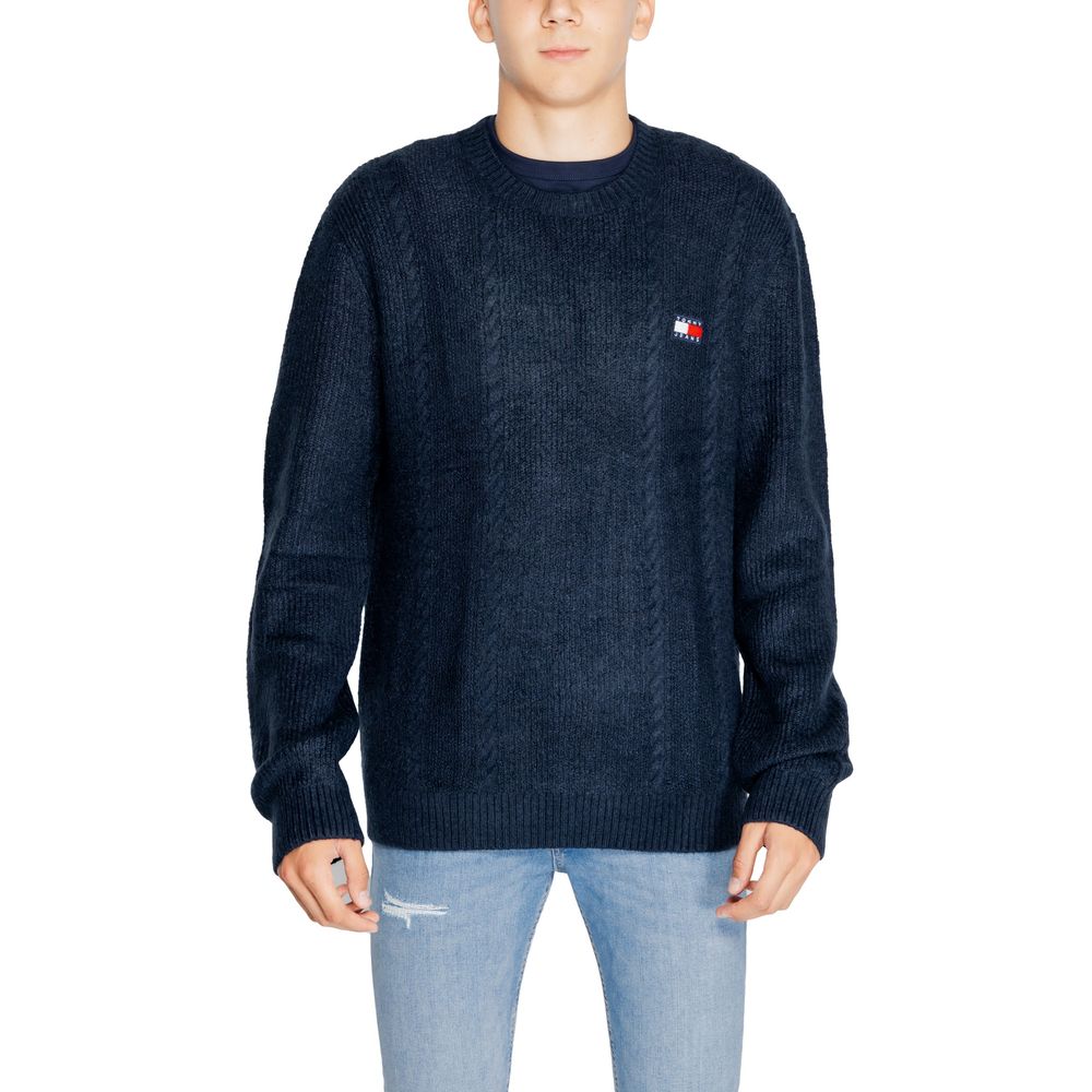 Tommy Hilfiger Jeans Blue Marabou Sweater Tommy Hilfiger Jeans