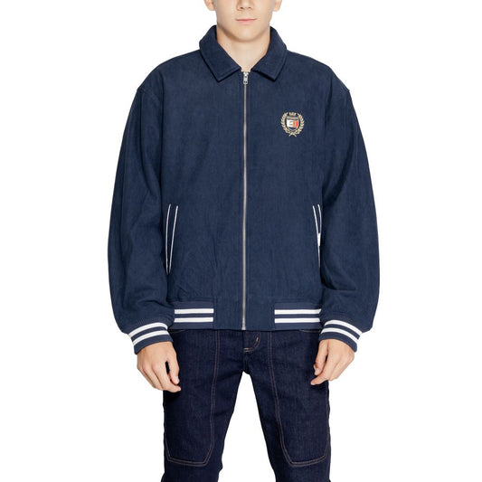 Tommy Hilfiger Jeans Blue Recycled Polyester Jackets & Coat Tommy Hilfiger Jeans