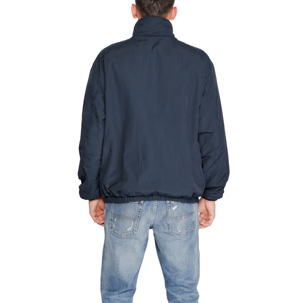 Tommy Hilfiger Jeans Blue Recycled Polyester Jackets & Coat Tommy Hilfiger Jeans