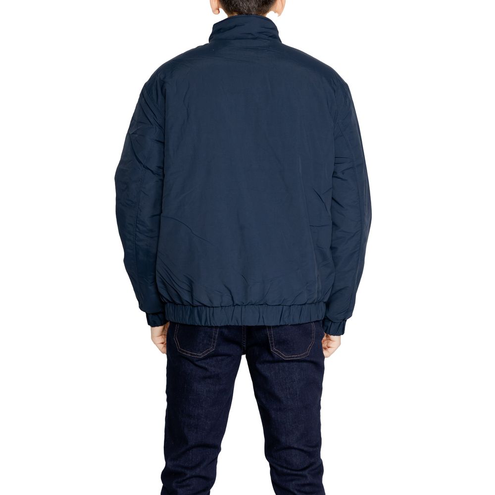 Tommy Hilfiger Jeans Blue Polyamide Jackets & Coat Tommy Hilfiger Jeans