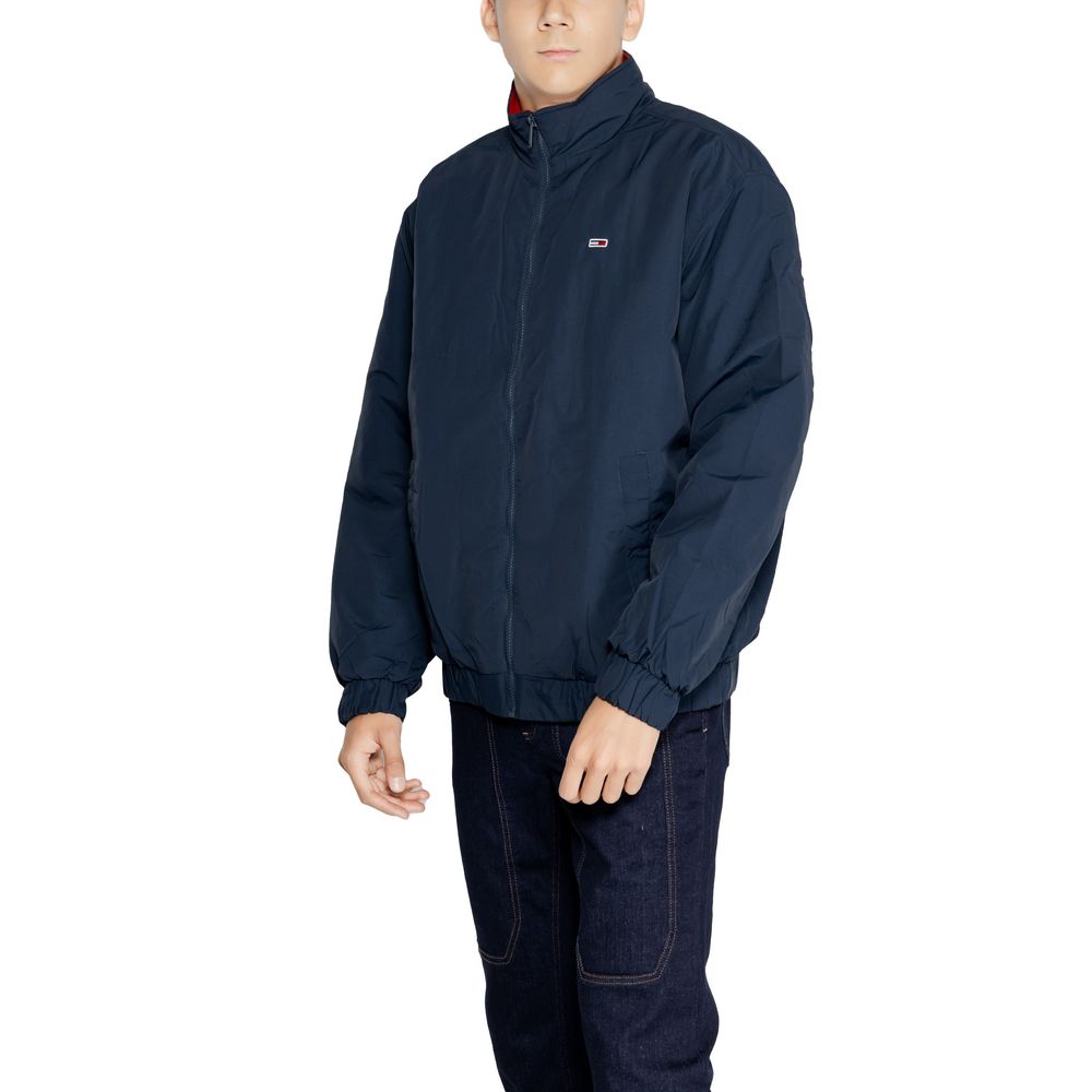 Tommy Hilfiger Jeans Blue Polyamide Jackets & Coat Tommy Hilfiger Jeans