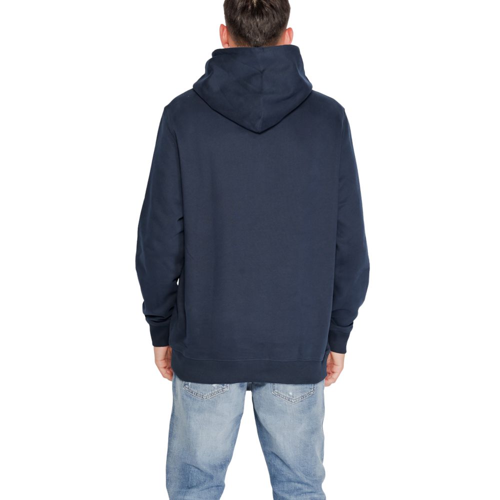 Tommy Hilfiger Jeans Blue Cotton Hoody Tommy Hilfiger Jeans
