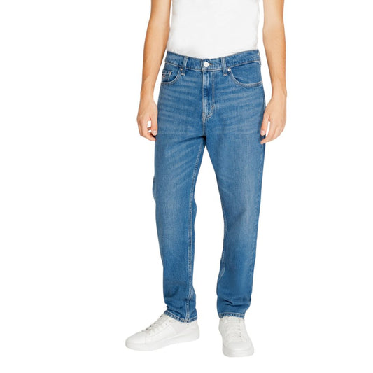 Tommy Hilfiger Jeans Blue Recycled Cotton Slim Fit Jean Tommy Hilfiger Jeans