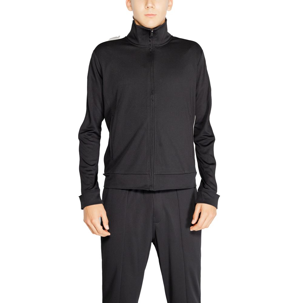 Calvin Klein Sport Black Recycled Polyester Sweatshirt