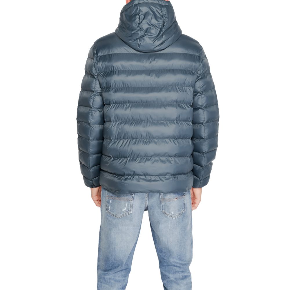 Calvin Klein Black Recycled Polyester Jackets & Coat Calvin Klein