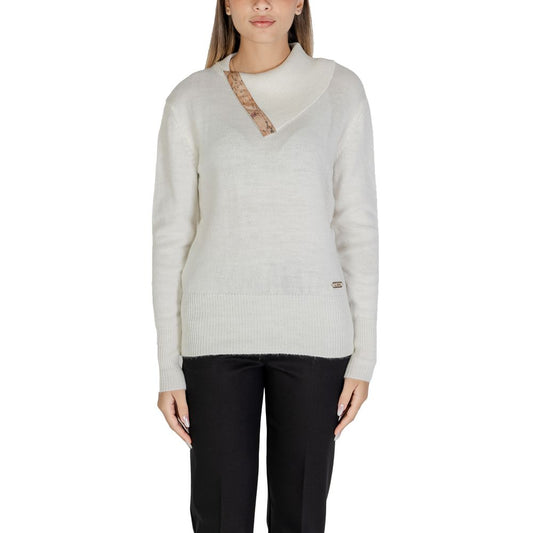 Alviero Martini Prima Classe White Viscose Sweater Alviero Martini Prima Classe