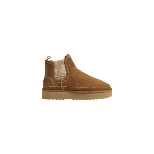 Alviero Martini Prima Classe Beige Leather Ankle Alviero Martini Prima Classe