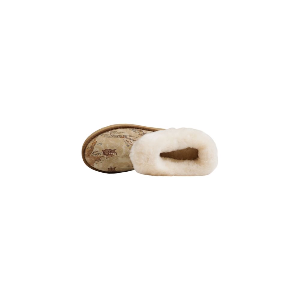 Alviero Martini Prima Classe Beige Fabric Ankle Alviero Martini Prima Classe