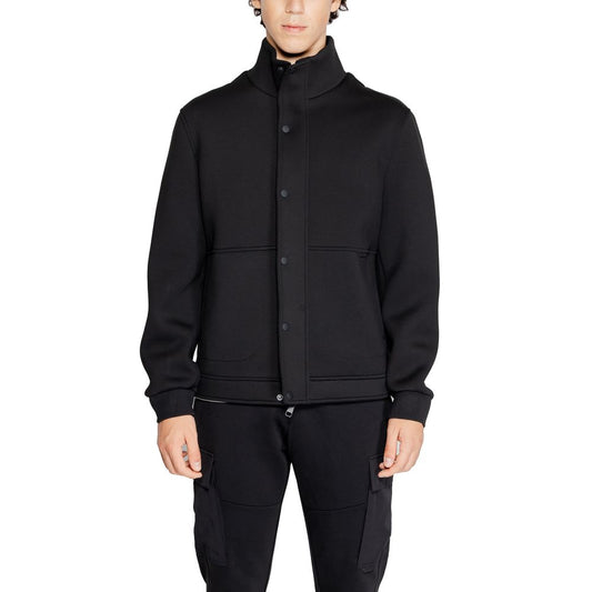 Antony Morato Black Polyester Jackets & Coat Antony Morato