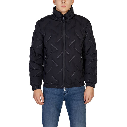Antony Morato Black Polyester Jackets & Coat Antony Morato