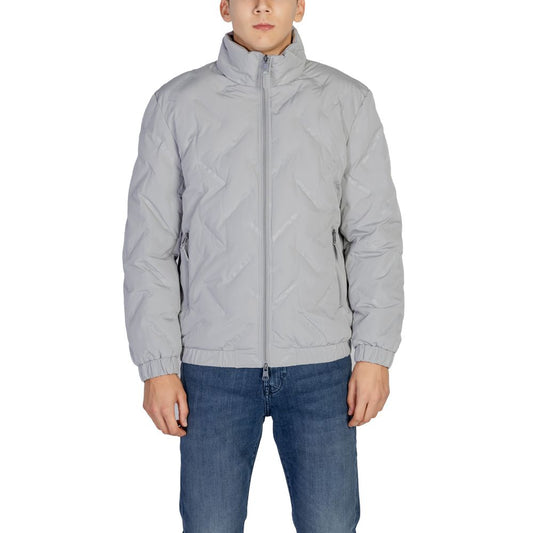 Antony Morato Gray Polyester Jackets & Coat Antony Morato