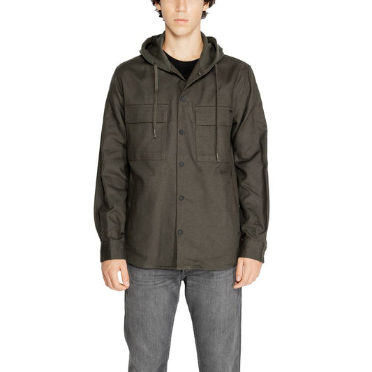 Antony Morato Green Cotton Shirt Antony Morato