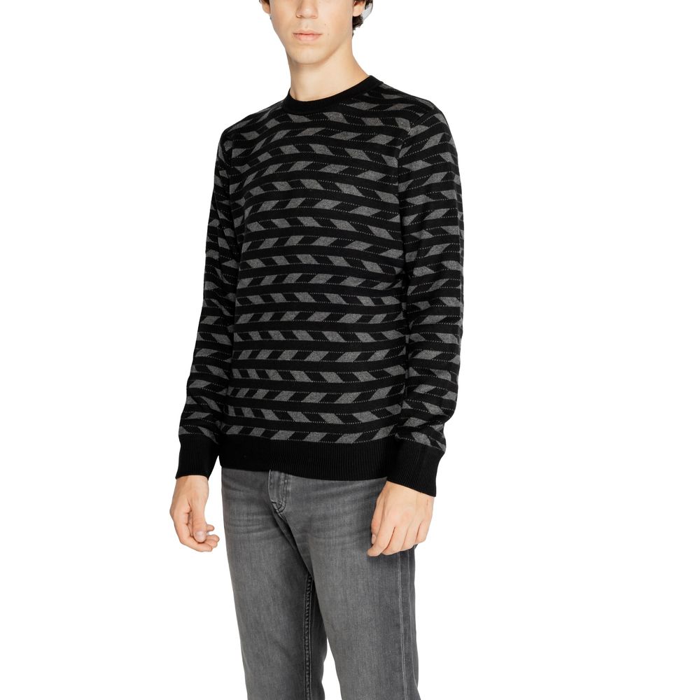 Antony Morato Black Marabou Sweater Antony Morato