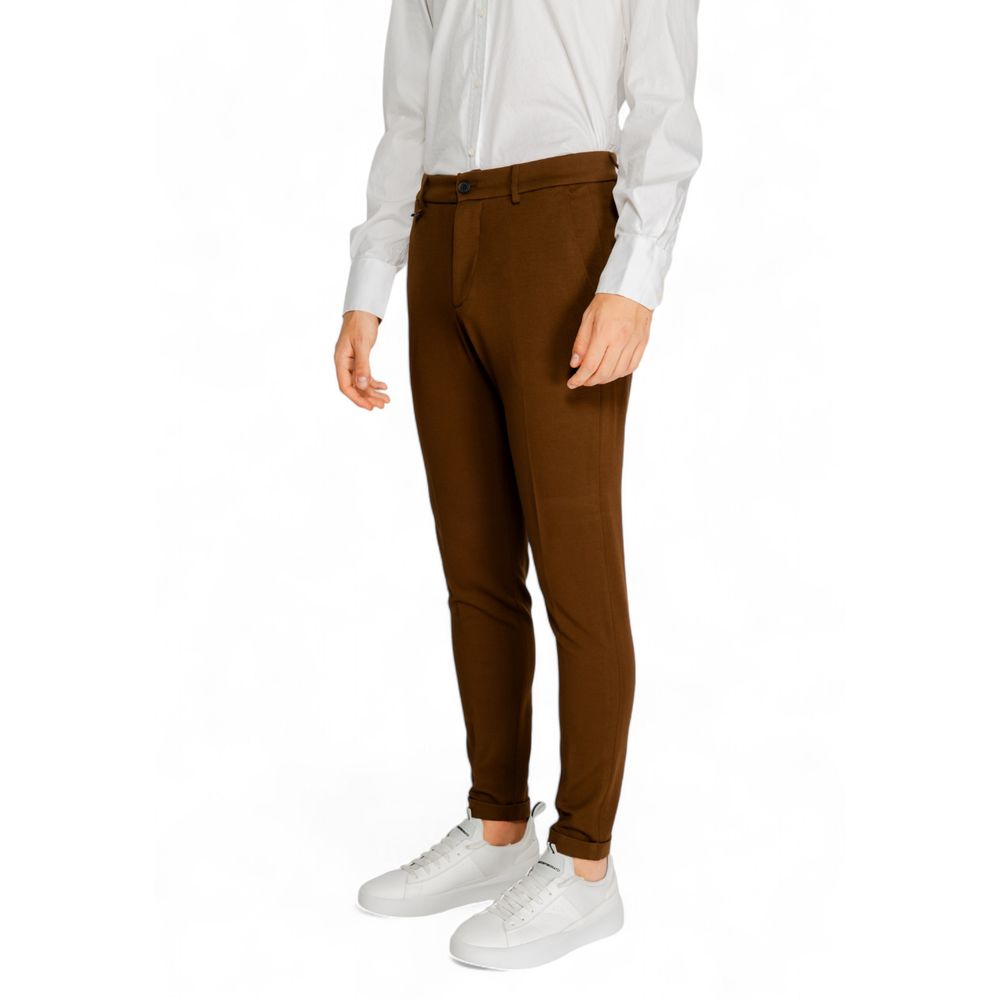Antony Morato Brown Viscose Pant Antony Morato