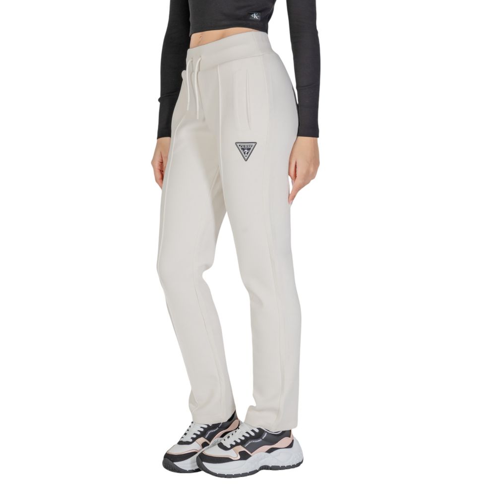 Guess Active Cream Cotton Joggers Workout Pants