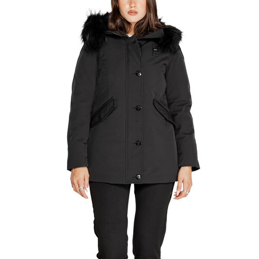 Blauer Black Polyester Parka Blauer