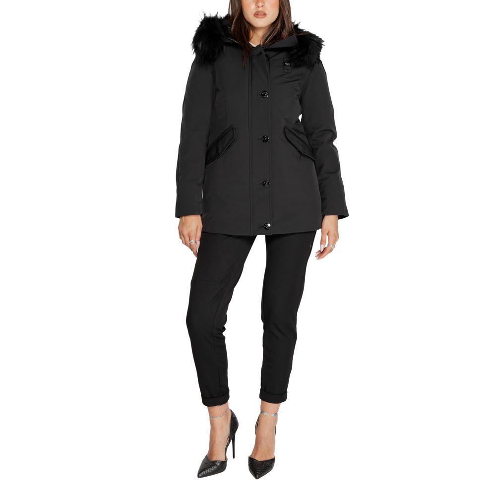 Blauer Black Polyester Parka Blauer