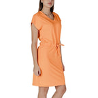 B.Young Orange Cotton Midi Dress - Eljoys Fashion 