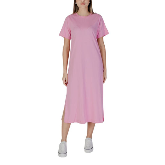 B.Young Multicolor Cotton Midi
