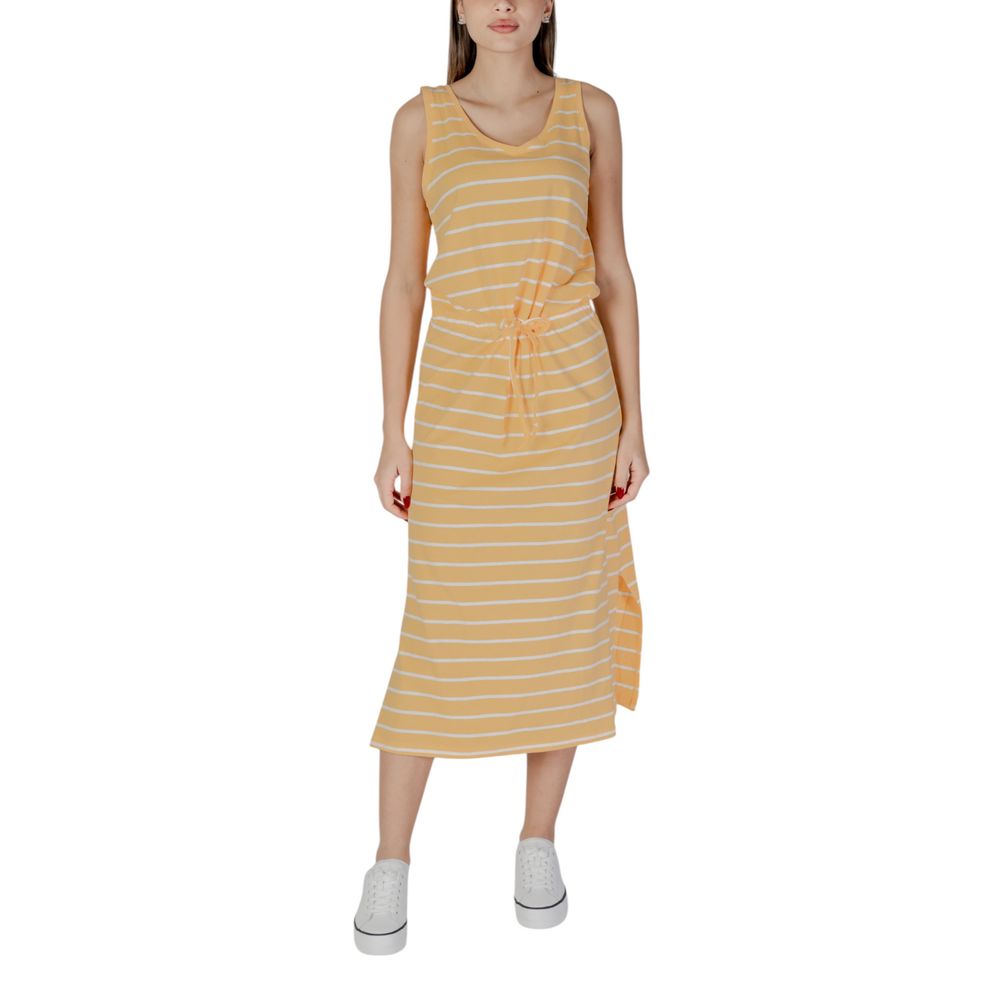 B.Young Multicolor Cotton Long Dress - Eljoys Fashion 