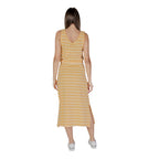 B.Young Multicolor Cotton Long Dress - Eljoys Fashion 