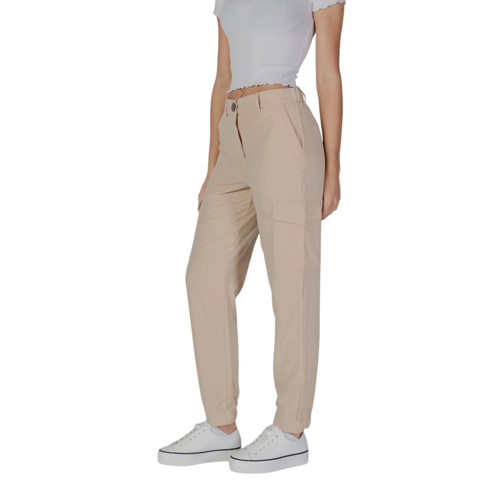 B.Young Beige Polyester Pant B.Young