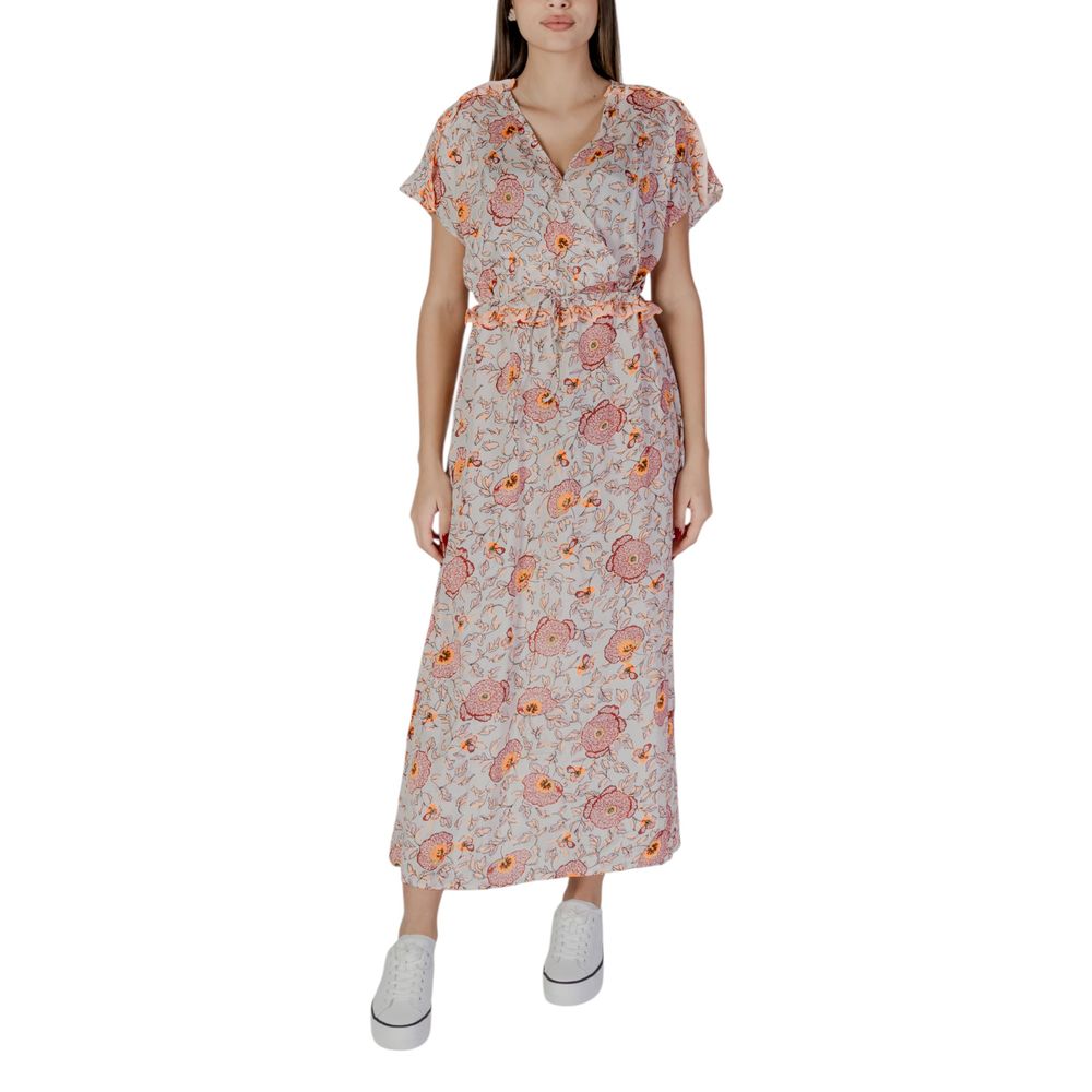 B.Young Multicolor Cotton Long Dress - Eljoys Fashion 