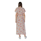 B.Young Multicolor Cotton Long Dress - Eljoys Fashion 