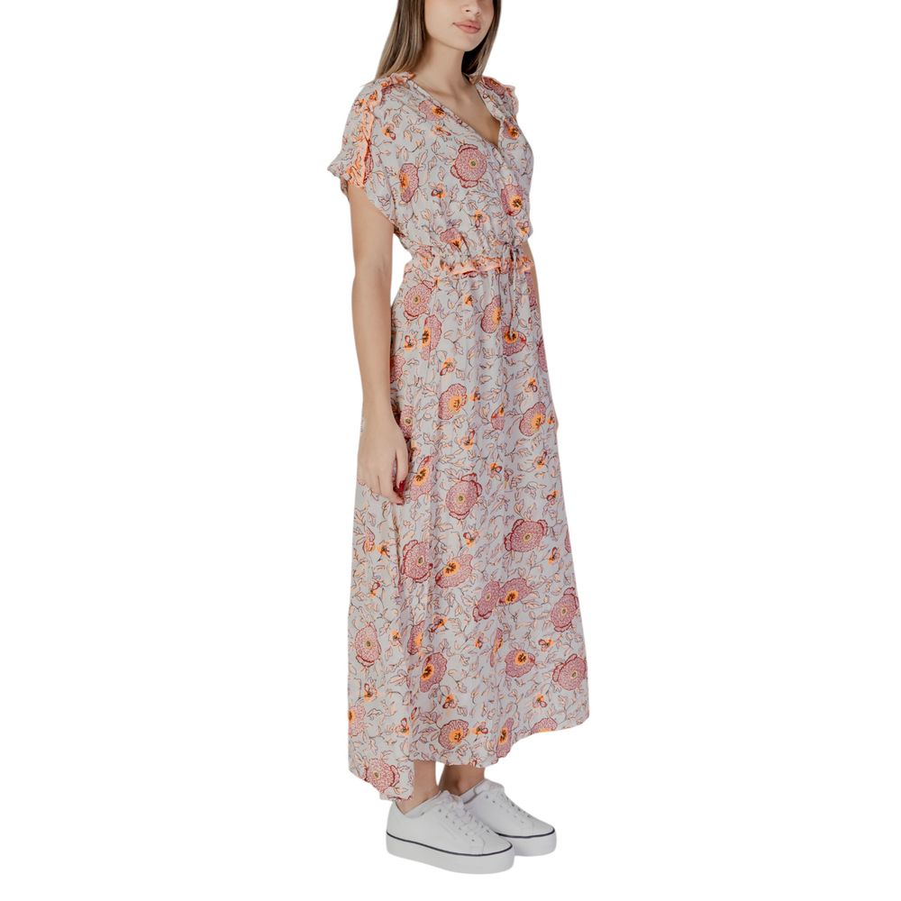 B.Young Multicolor Cotton Long Dress - Eljoys Fashion 