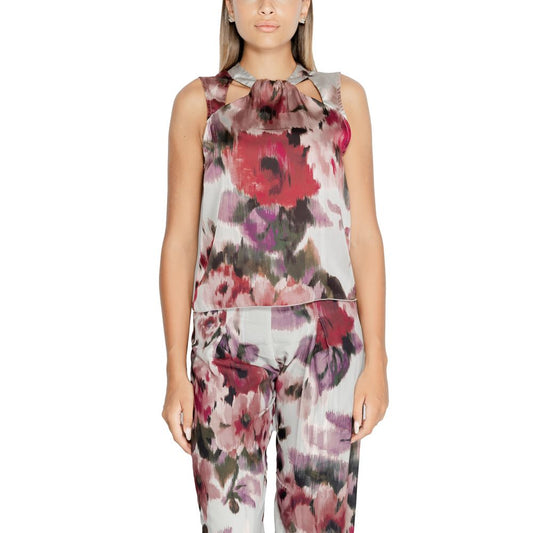Rinascimento Bordeaux Polyester Tank Top