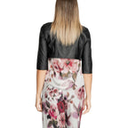 Rinascimento Black Polyethylene Cardigan