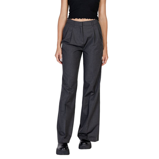 Morgan De Toi Gray Polyester Pant Morgan De Toi