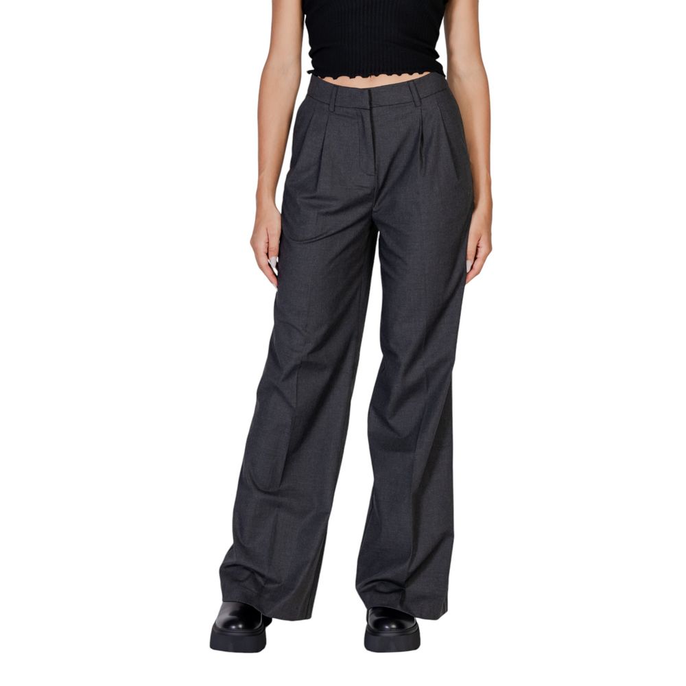 Morgan De Toi Gray Polyester Pant Morgan De Toi