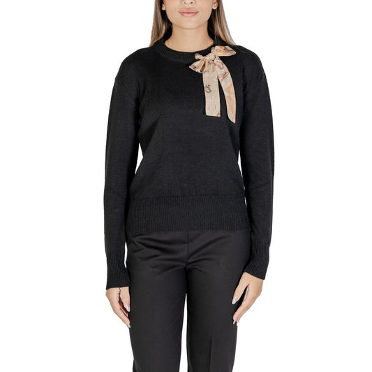Alviero Martini Prima Classe Black Polyester Sweater Alviero Martini Prima Classe