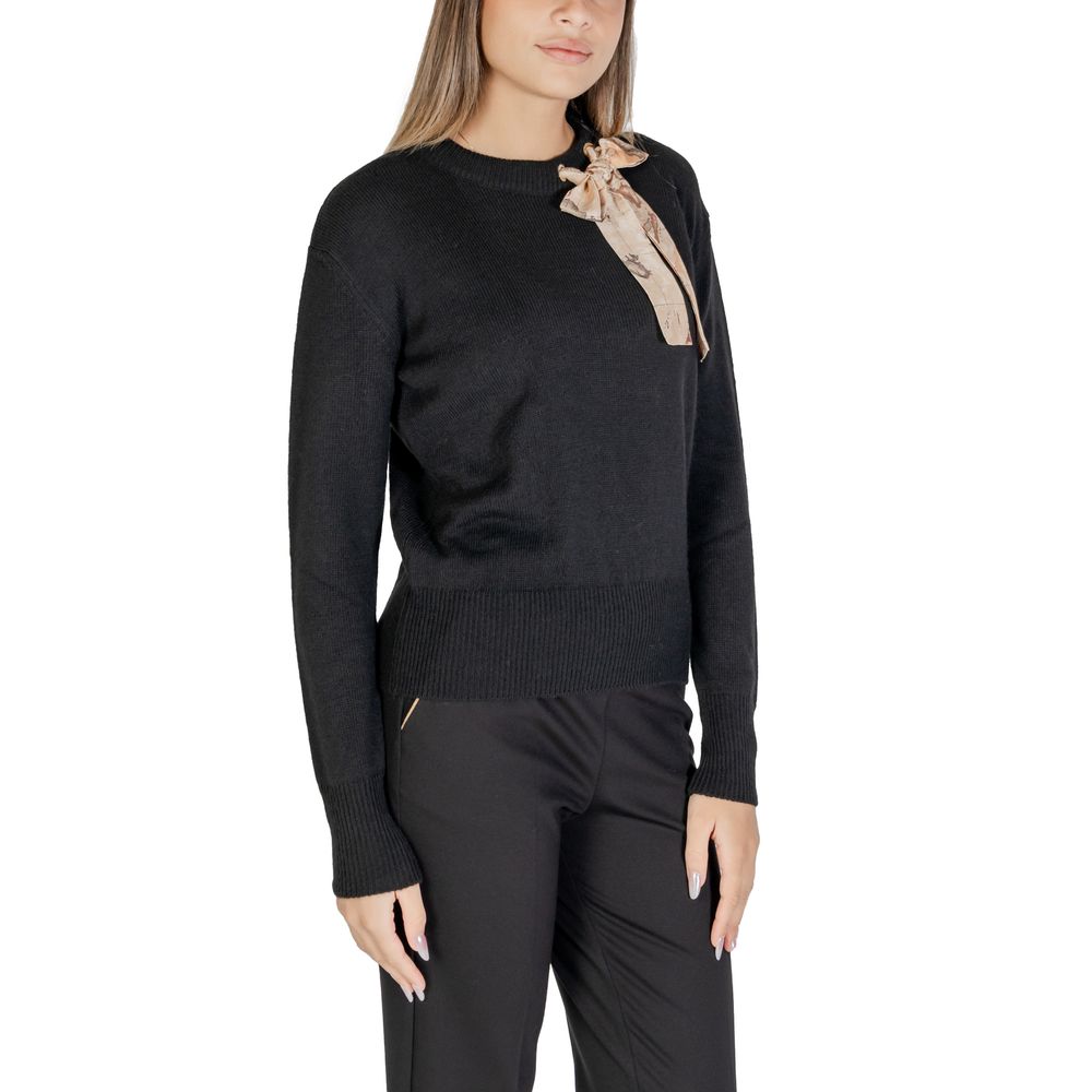 Alviero Martini Prima Classe Black Polyester Sweater Alviero Martini Prima Classe