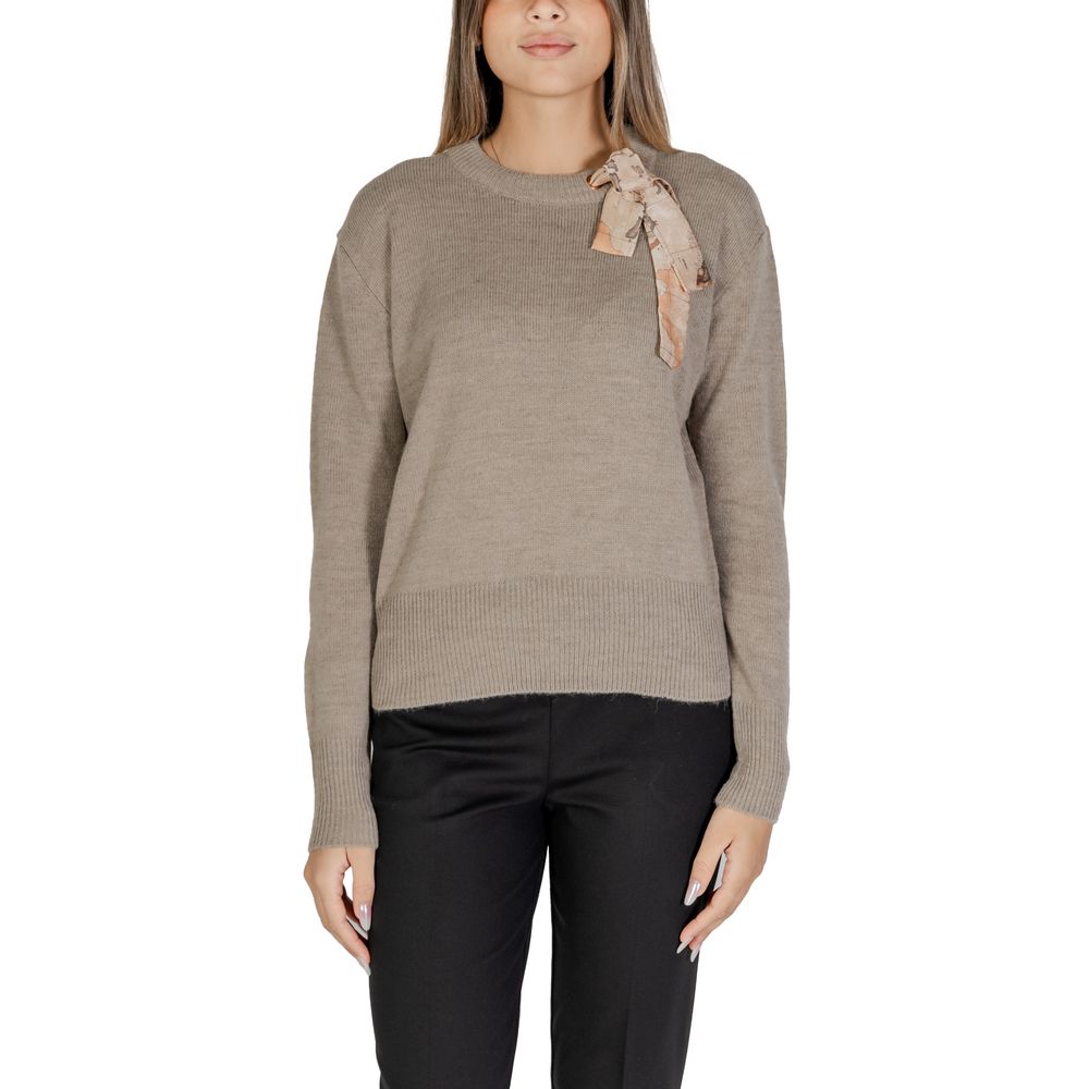 Alviero Martini Prima Classe Beige Polyester Sweater Alviero Martini Prima Classe