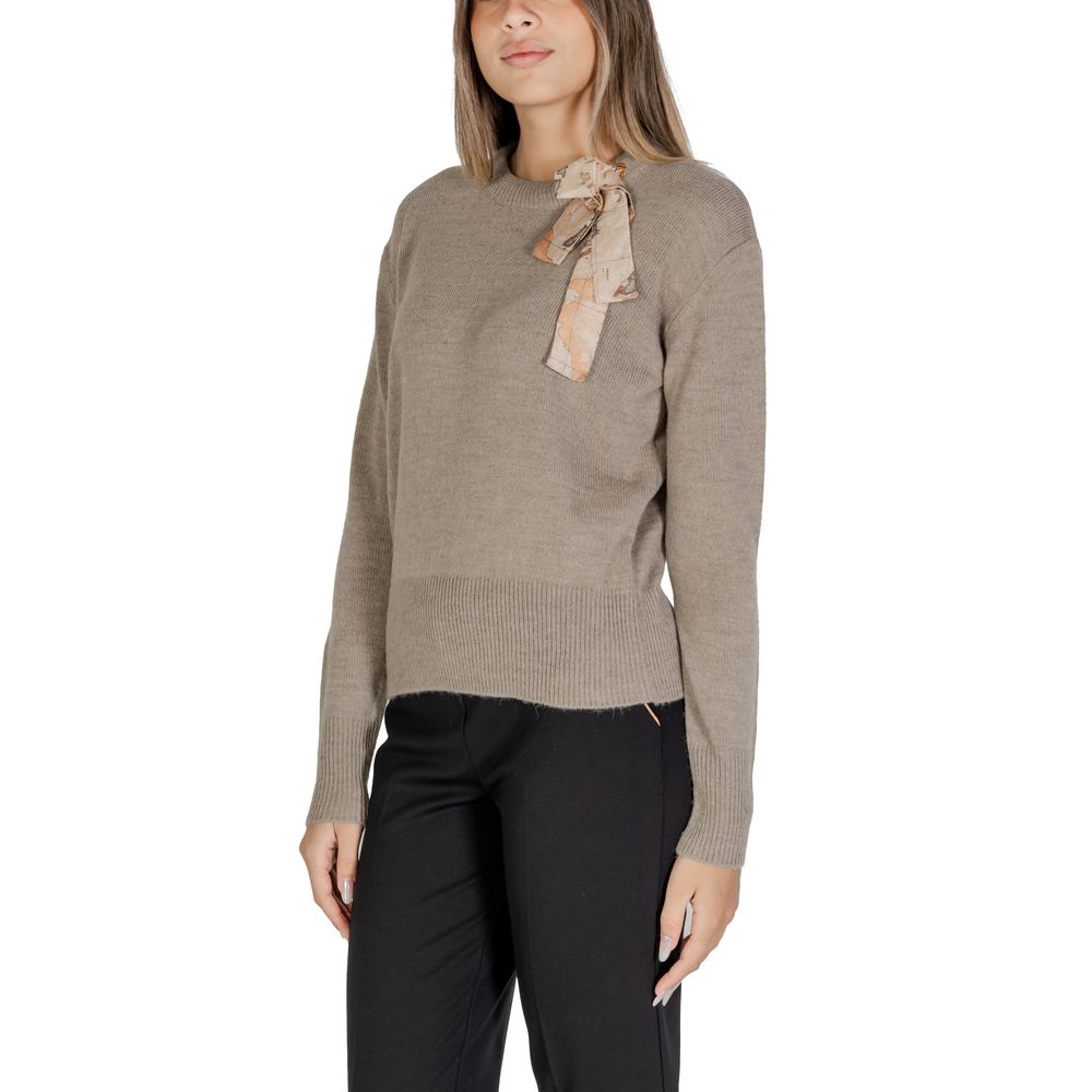 Alviero Martini Prima Classe Beige Polyester Sweater Alviero Martini Prima Classe