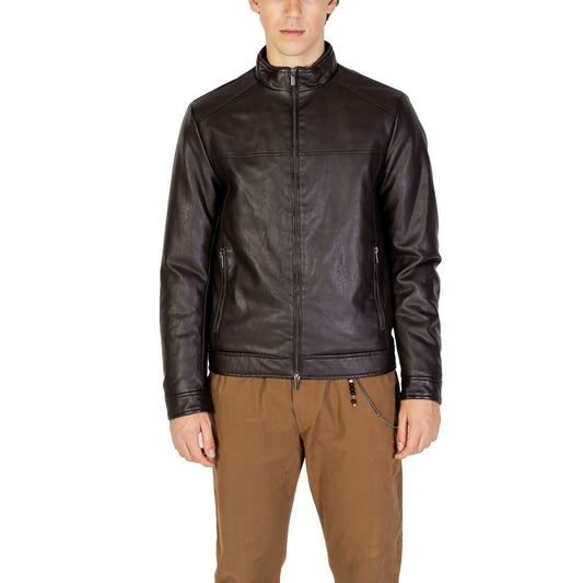 Hamaki-Ho Brown Viscose Jackets & Coat Hamaki-Ho