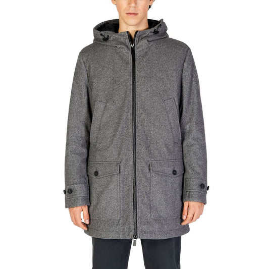 Hamaki-Ho Gray Polyester Coat Hamaki-Ho