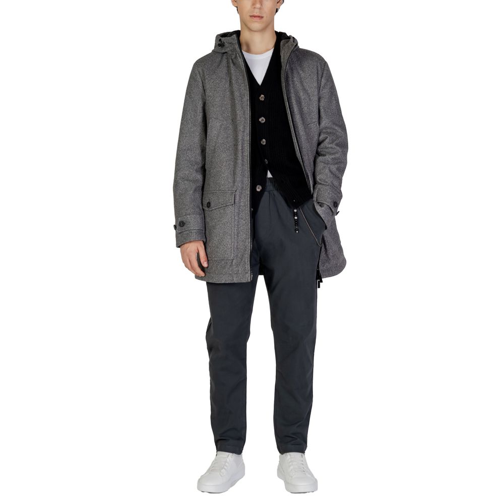 Hamaki-Ho Gray Polyester Coat Hamaki-Ho