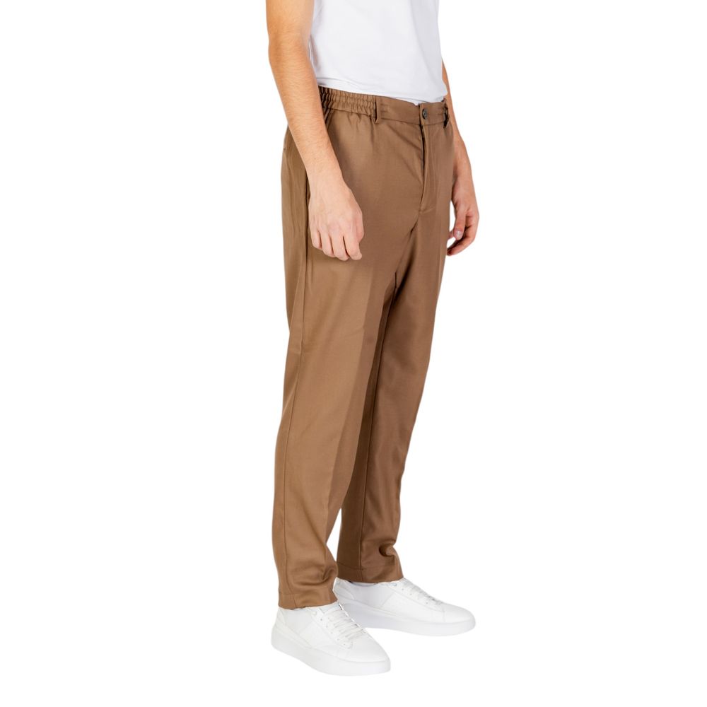 Hamaki-Ho Beige Polyester Pant Hamaki-Ho