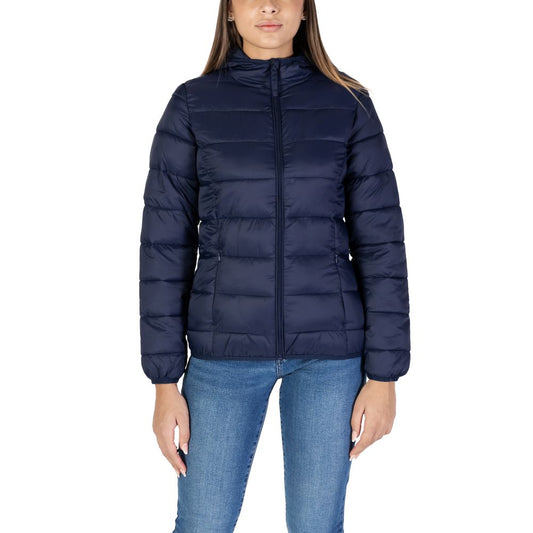 B.Young Blue Nylon Jackets & Coat B.Young