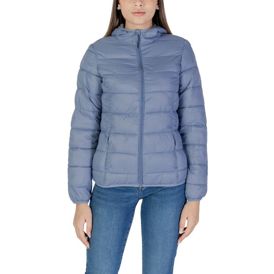 B.Young Blue Nylon Jackets & Coat B.Young