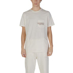 Underclub Cream Cotton T-Shirt Underclub