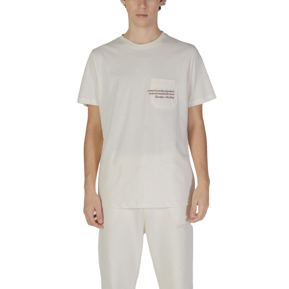 Underclub Cream Cotton T-Shirt Underclub